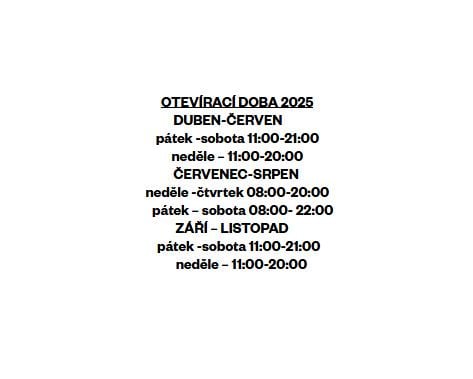 Otevírací doba restaurace